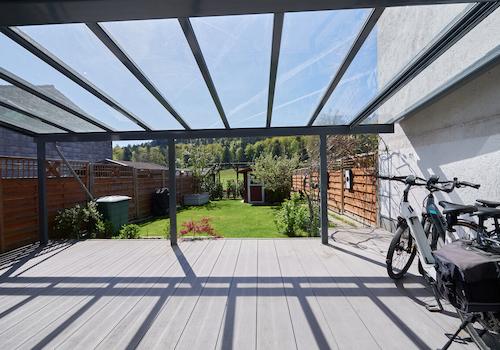 Überdachte Terrasse
