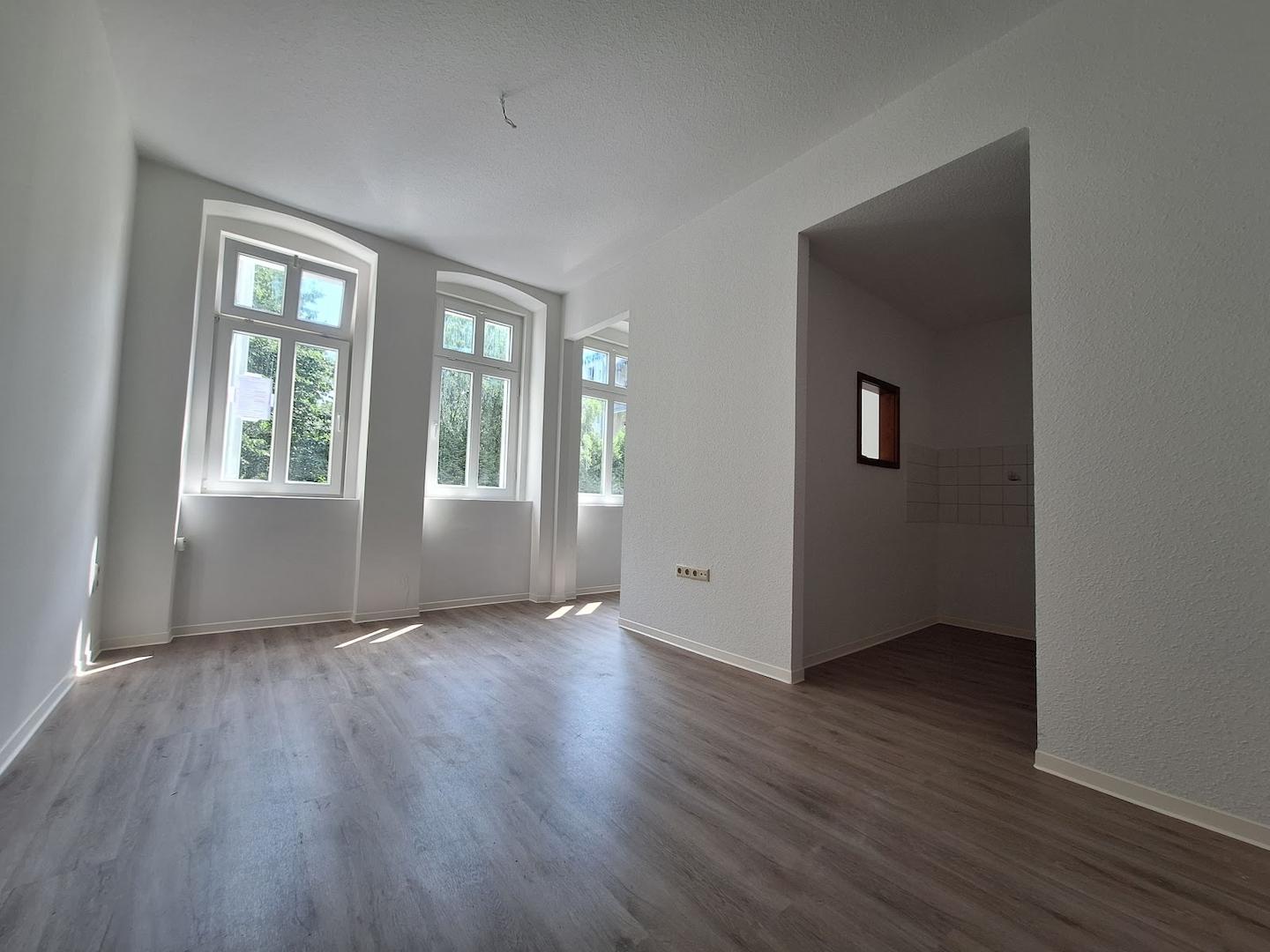 Wohnzimmer mit Kochnische