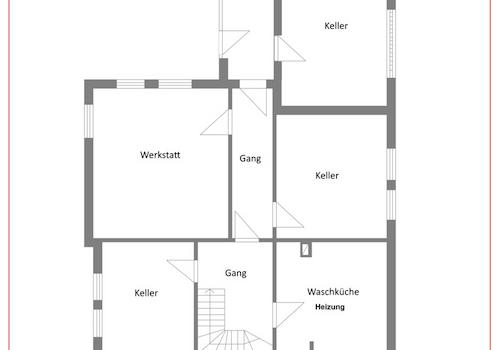 Grundriss Keller