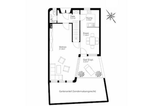 Grundriss Erdgeschoss