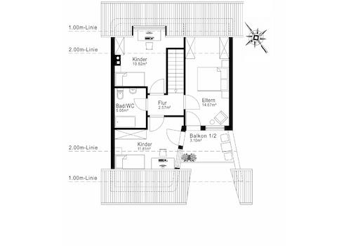 Grundriss Dachgeschoss