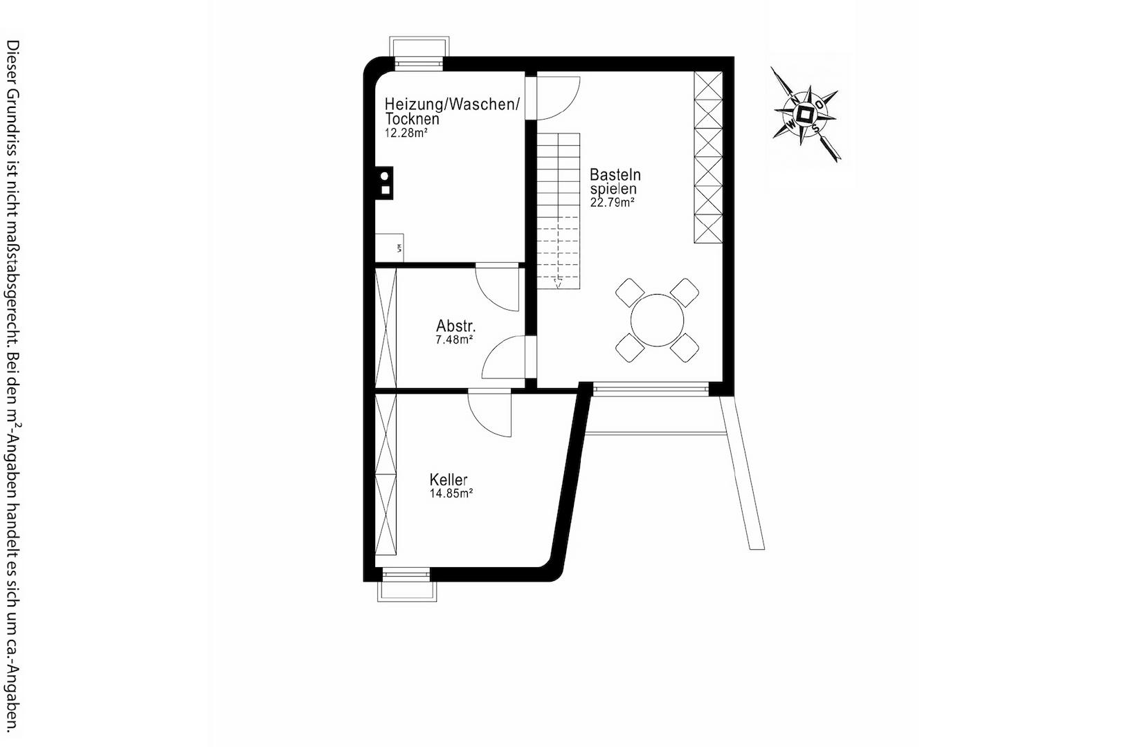 Grundriss Untergeschoss