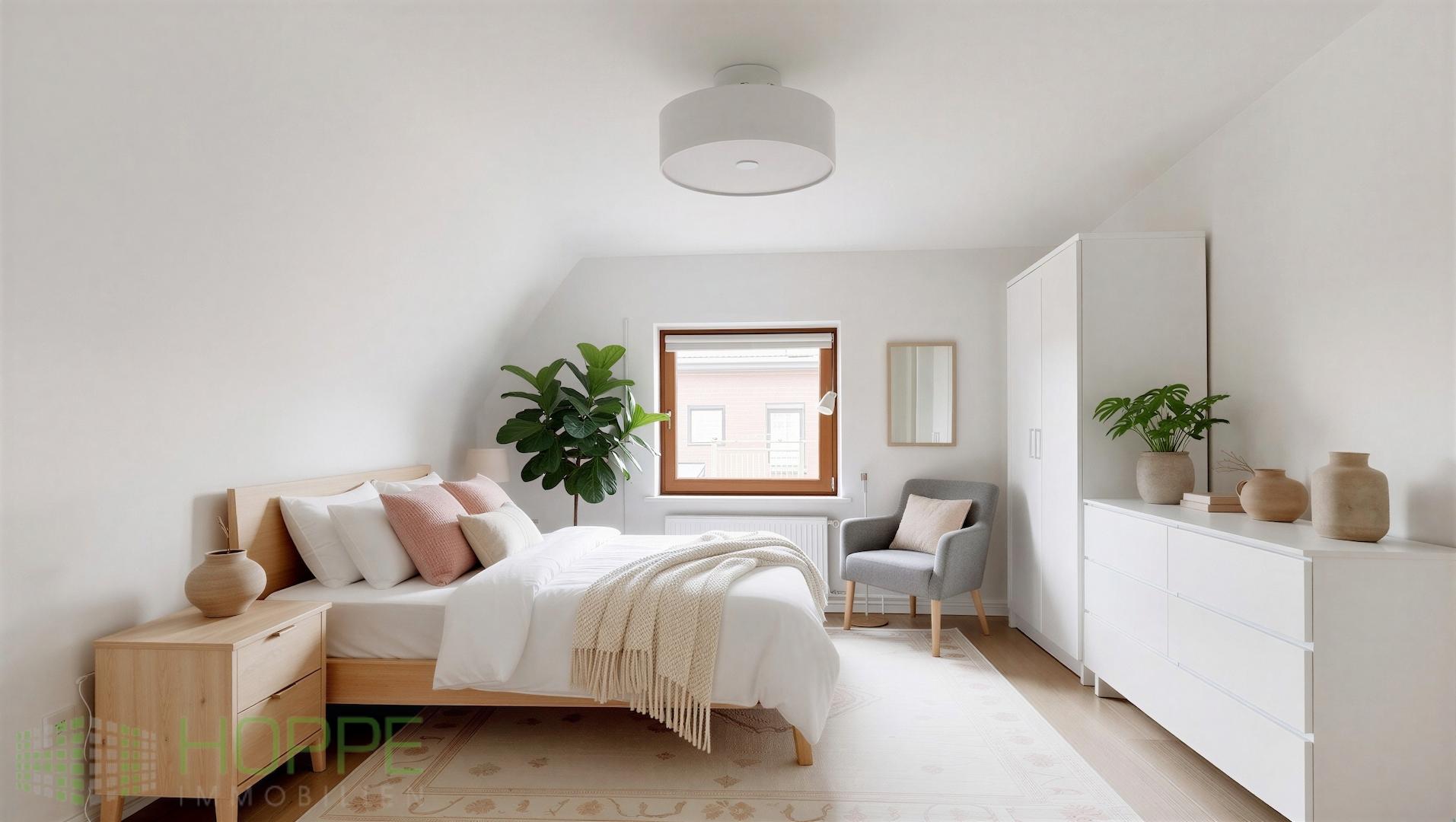 Schlafzimmer 1 Perspektive 1 - (KI generiert)