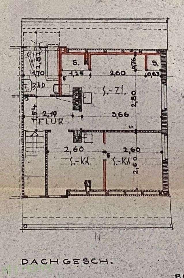 Grundriss Dachgeschoss