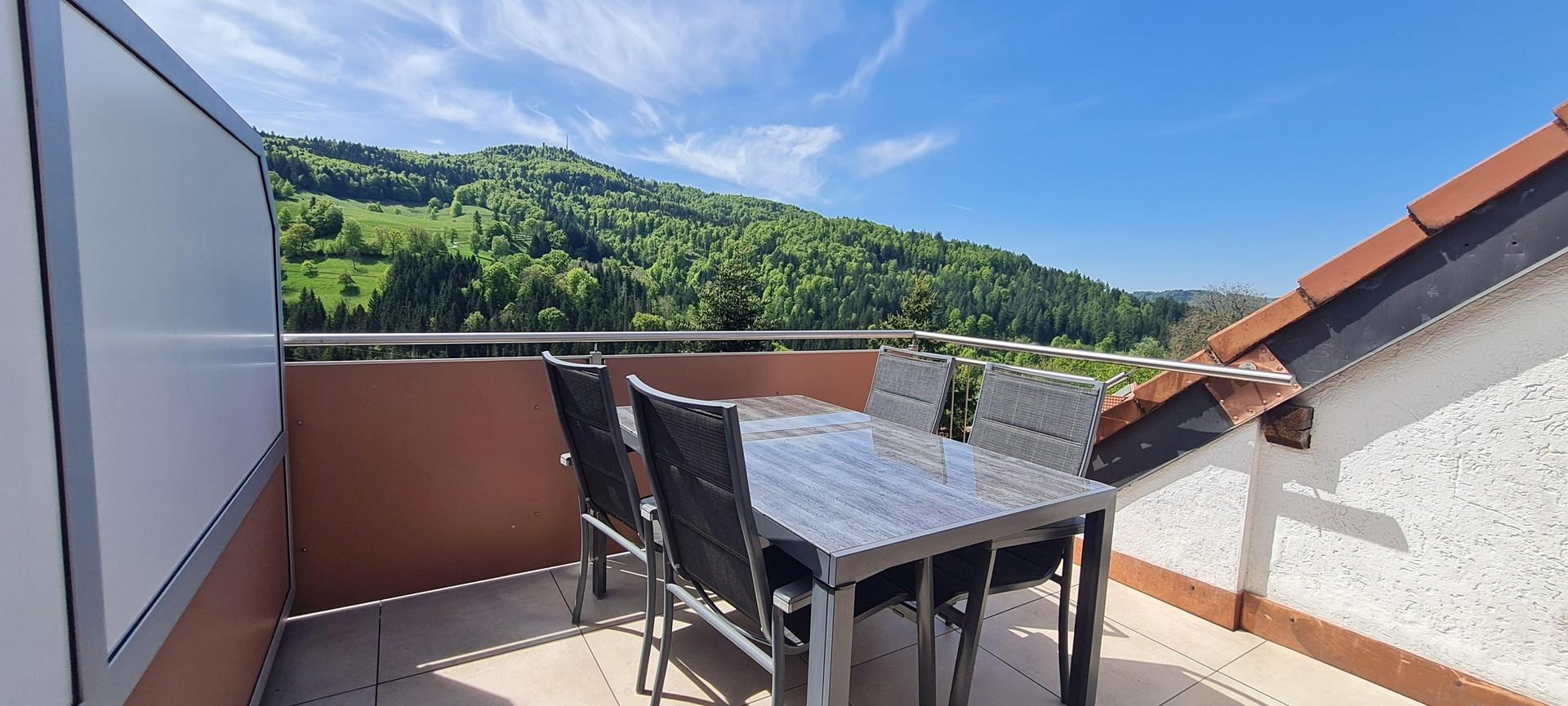 Balkon mit Ausblick