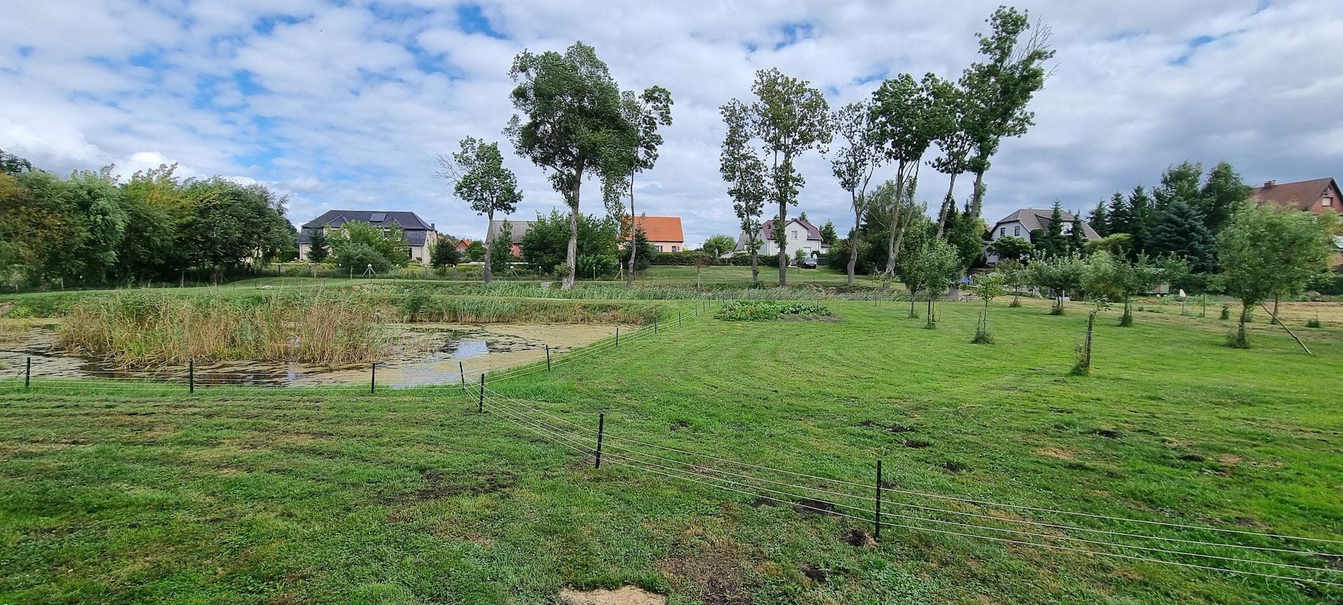 Vor und nach dem Zaun - Ihr Land