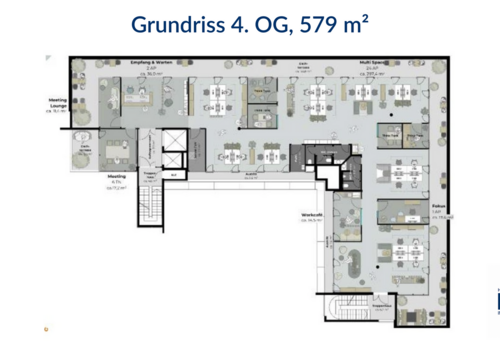 Grundriss 4. OG, 579 m_