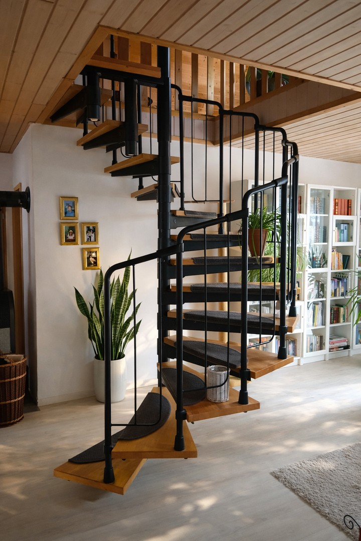 Diele m. charakt. Wendeltreppe