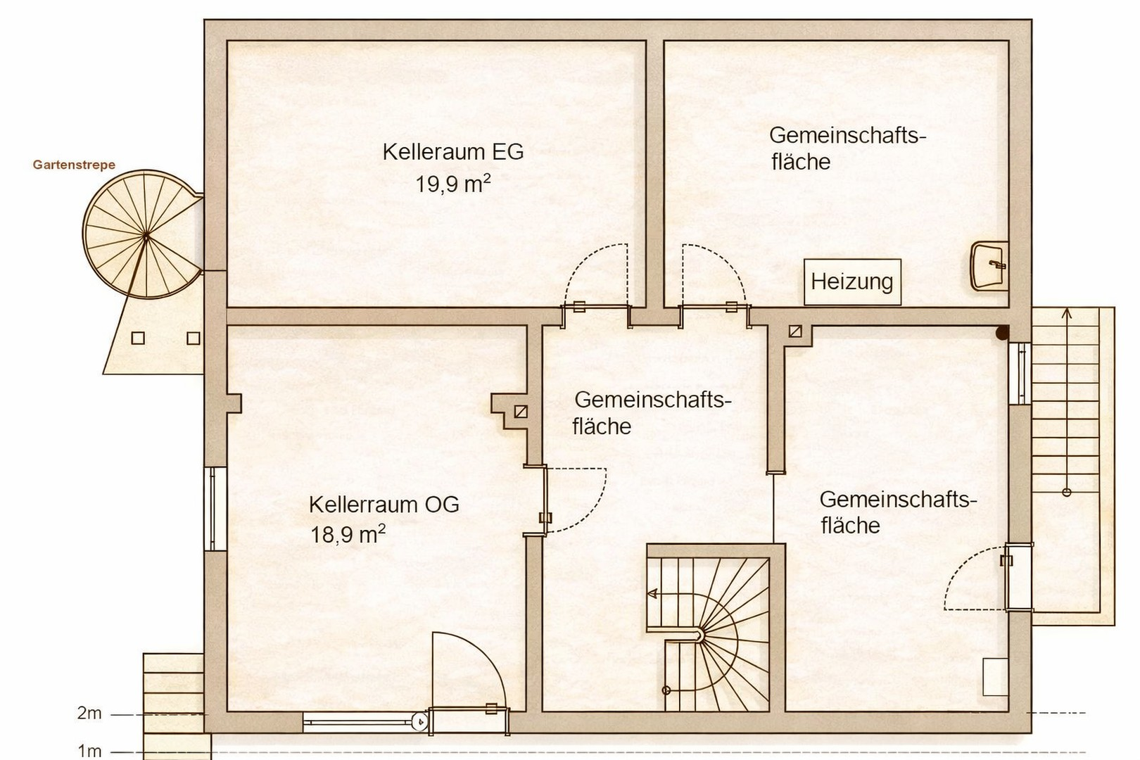 Grundriß Kellergeschoß