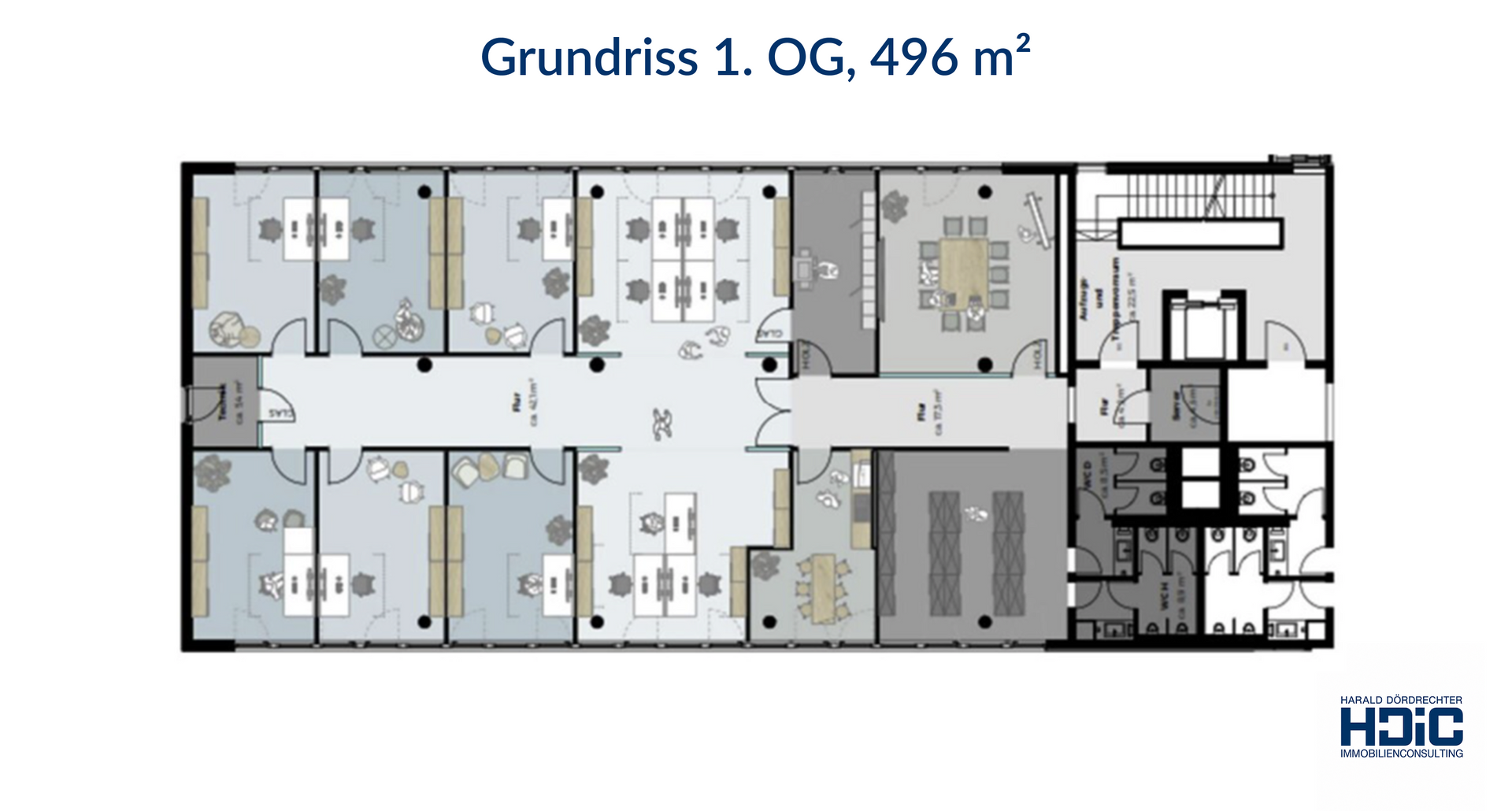 Grundriss 1. OG, 496 m_