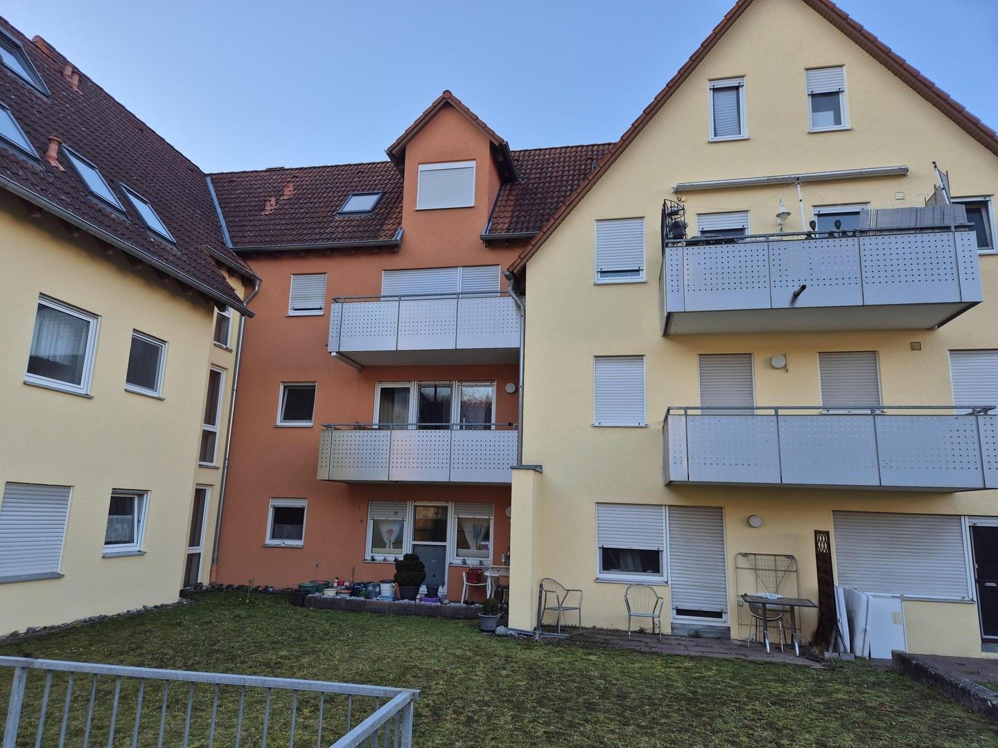 Außenansicht auf Balkon