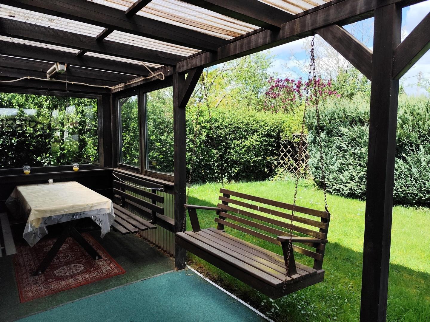 überdachte Terrasse