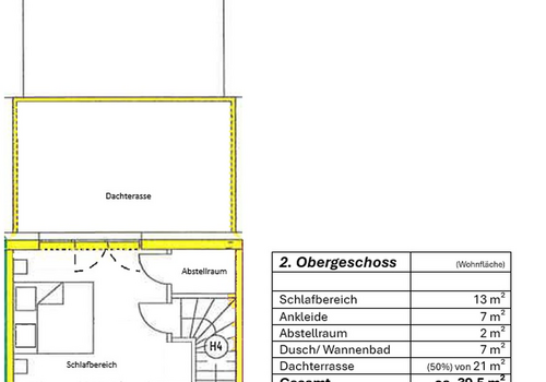 2. Obergeschoss Grundriss