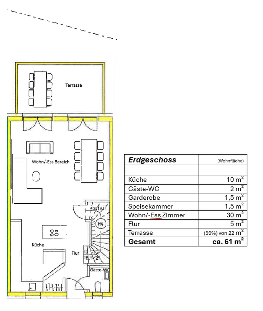 Erdgeschoss Grundriss