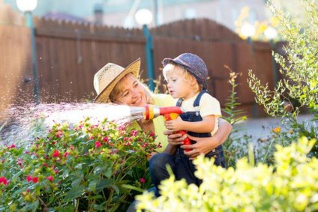 Auch der Garten will versorgt sein