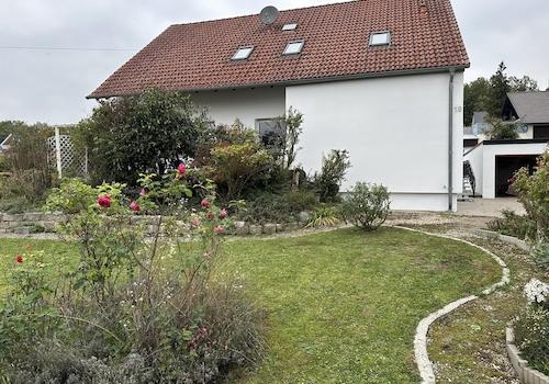 Garten Blick Nord-Ost