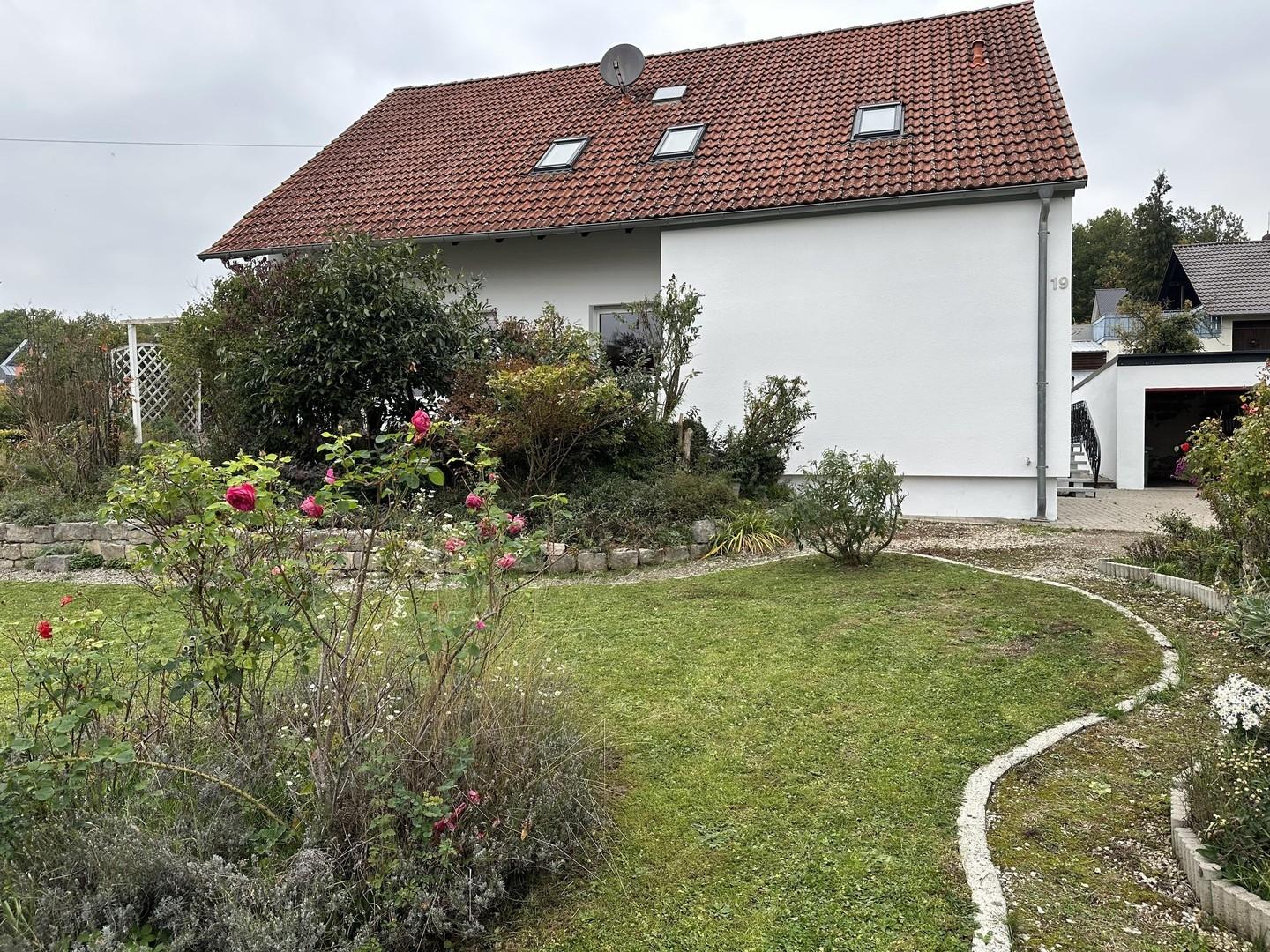 Garten Blick Nord-Ost
