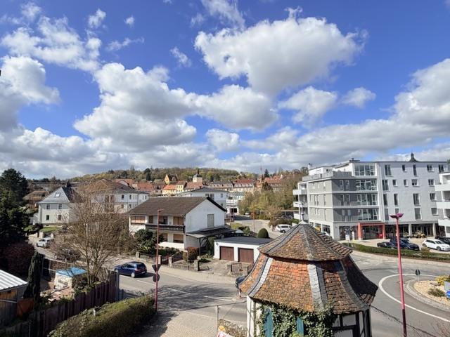 Balkon Blick zur Stadt