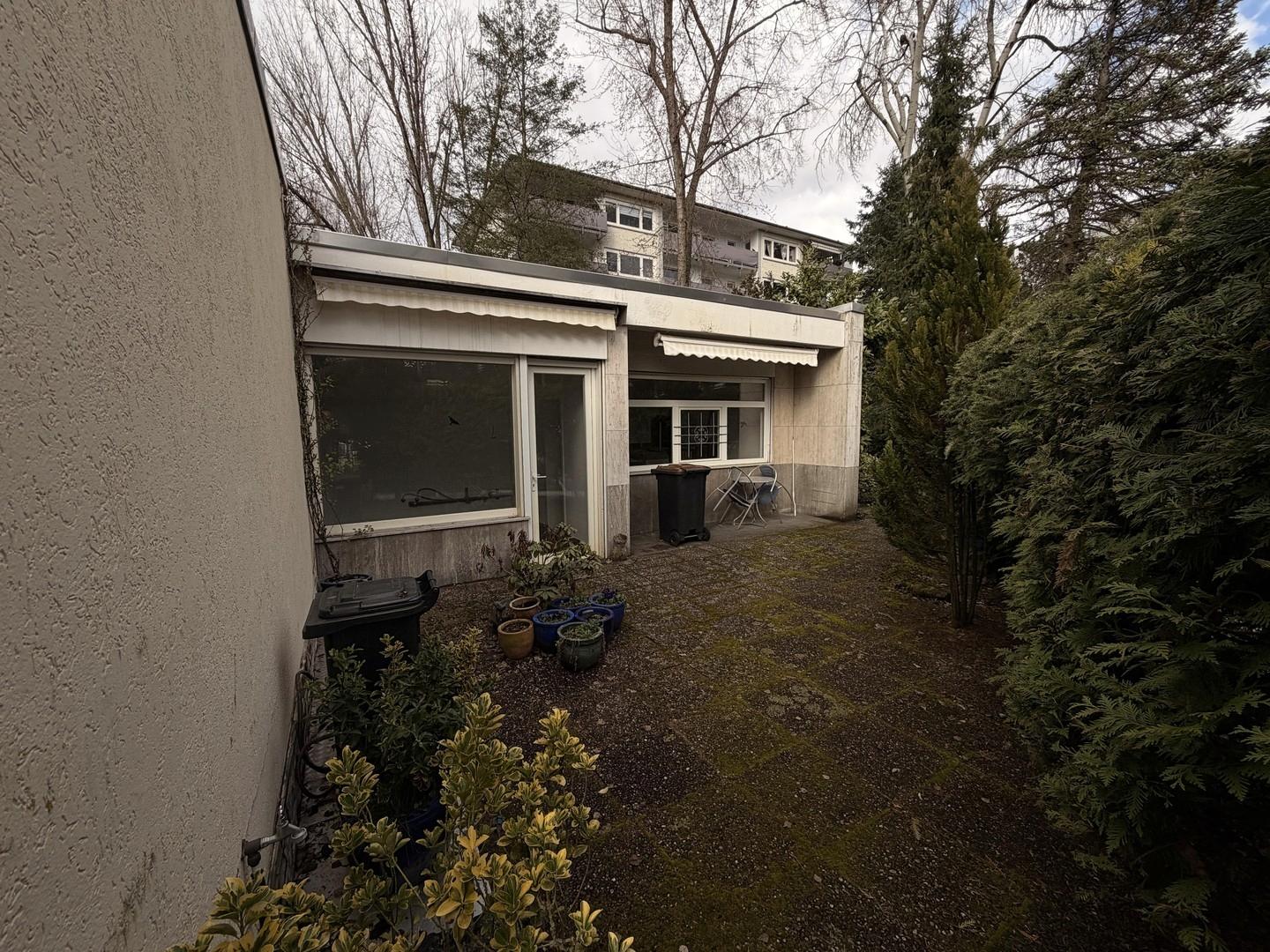 Terrasse vor Zimmer 1 und 2