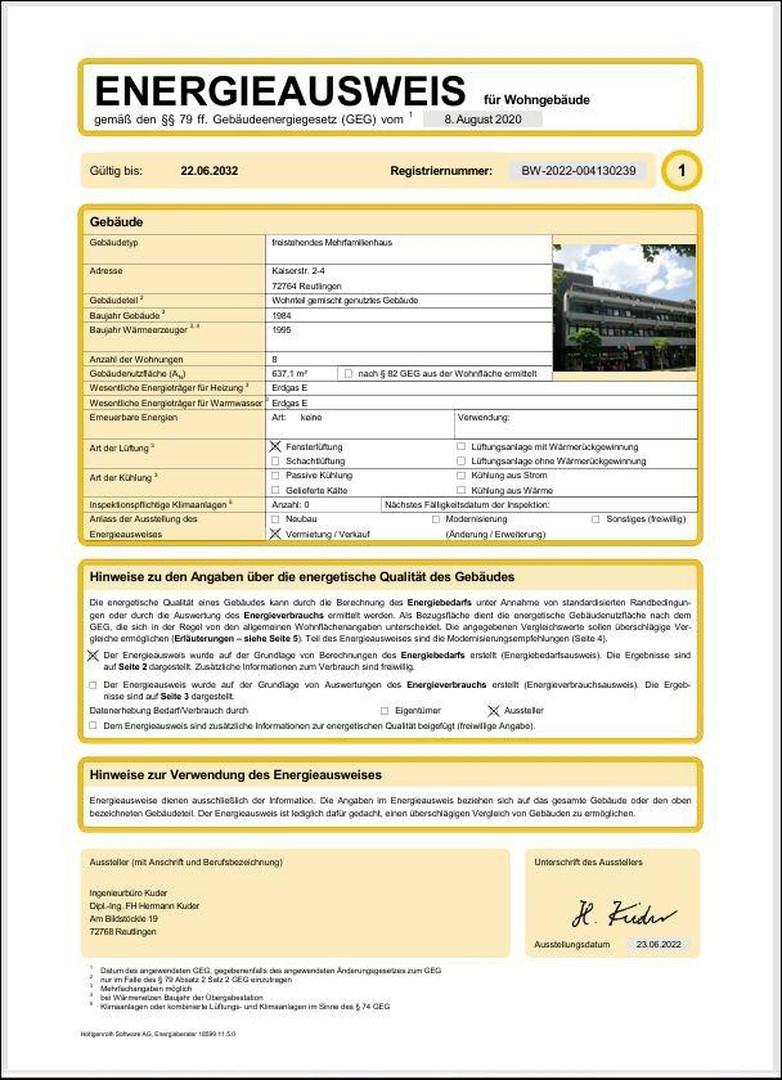 Energieausweis S1