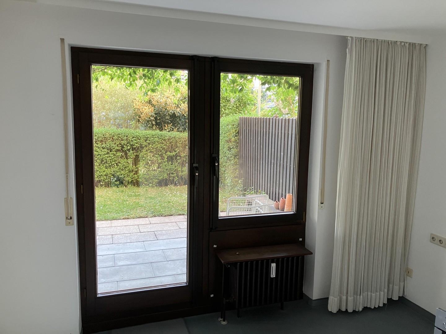 Schlafzimmer, Blick Westgarten