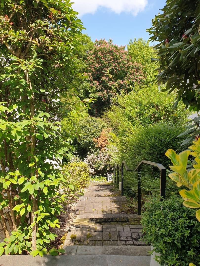 Außentreppe zum Garten