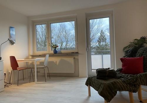 Balkon / Ausblick ins Grüne