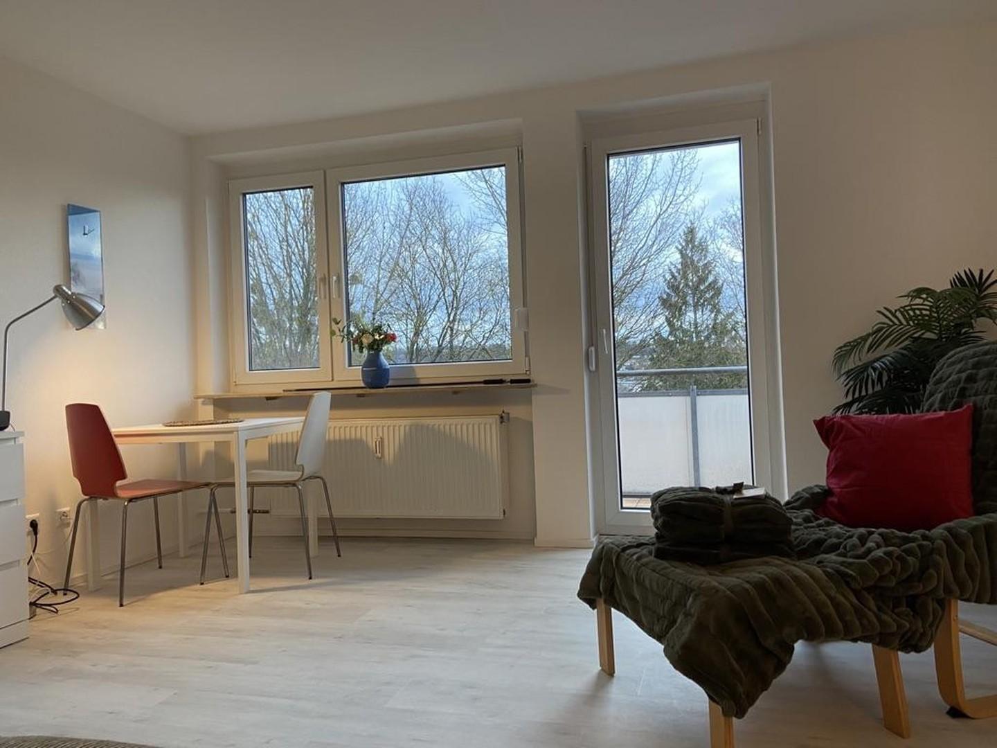 Balkon / Ausblick ins Grüne