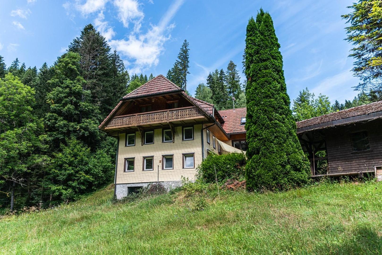 Südseite des Hauses