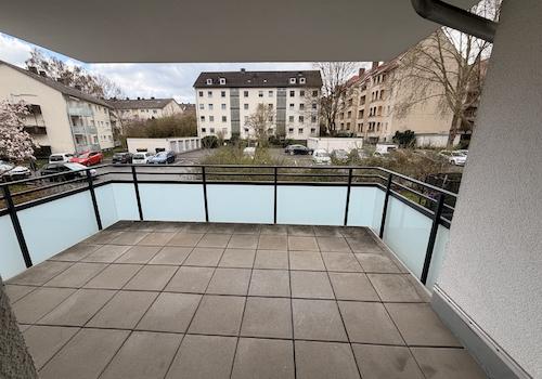 Blick auf den Balkon