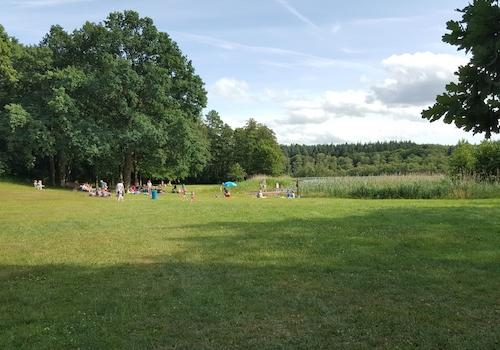 Ganz nah Wiese am See Rothemühl