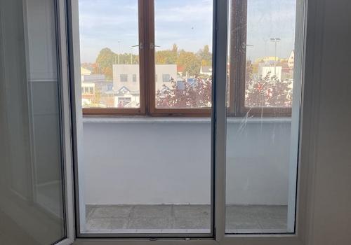verglaster Balkon