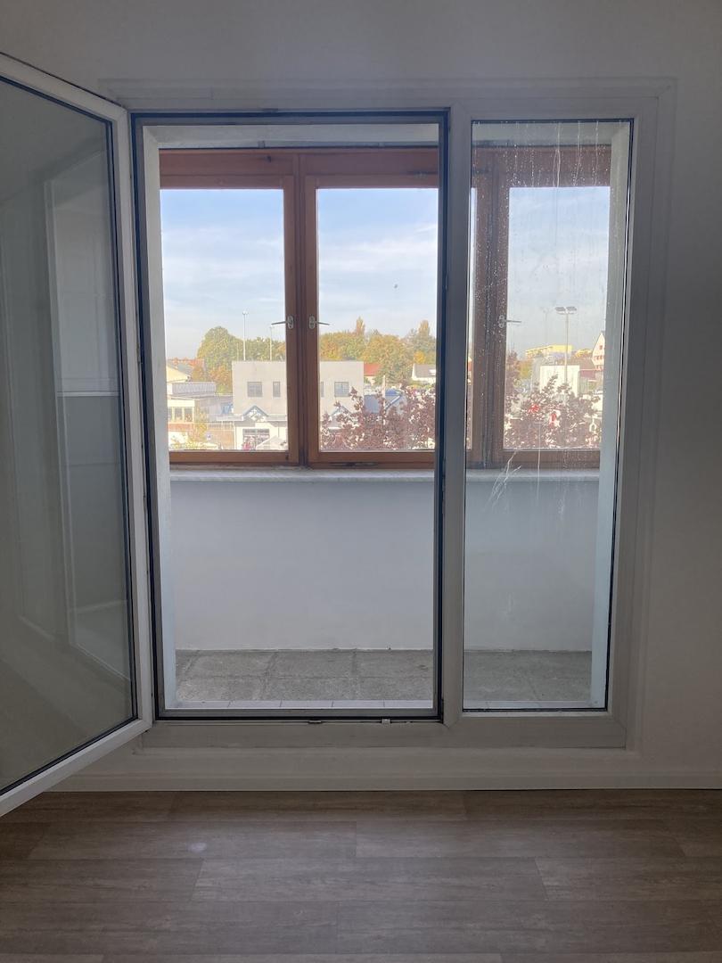 verglaster Balkon