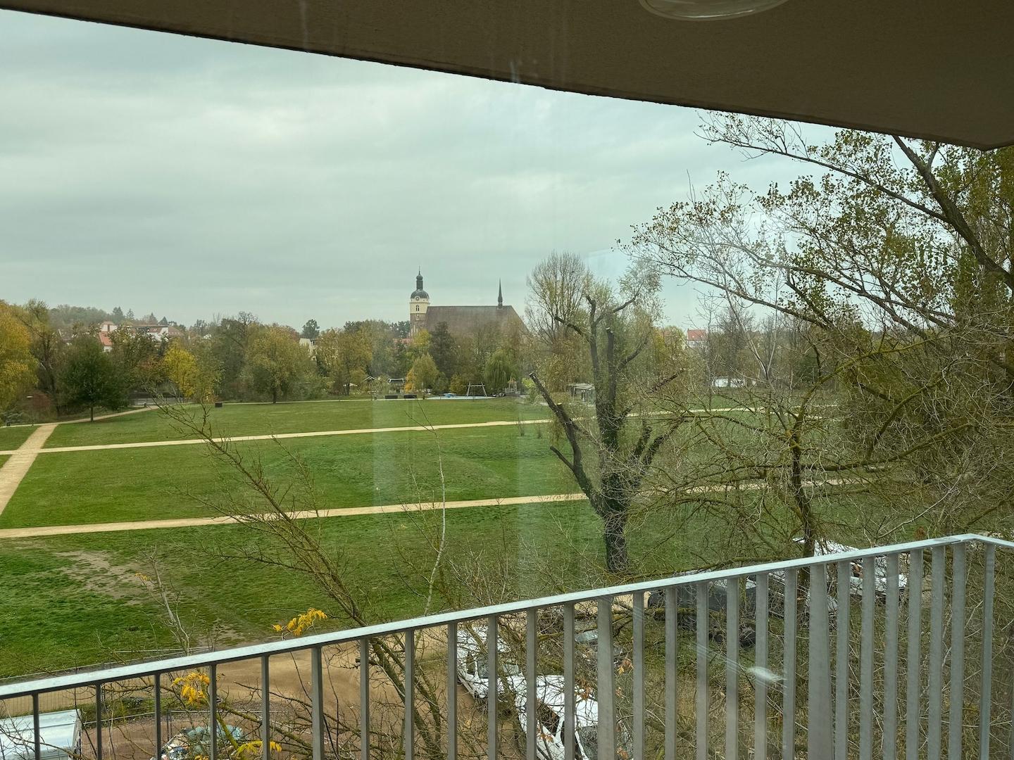Aussicht vom Balkon