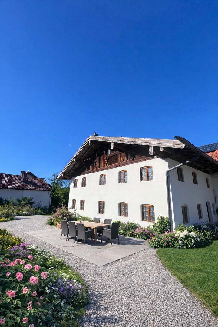 Ansicht Südseite mit Terrasse
