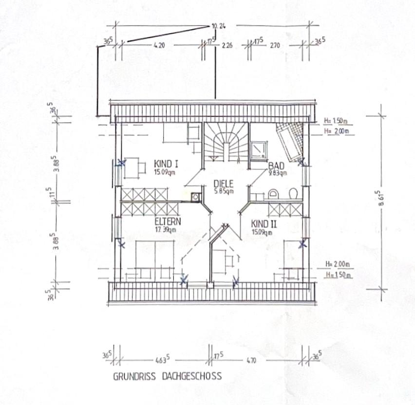 Grundriss Dachgeschoss