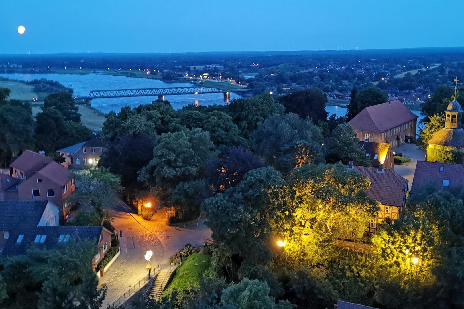Lauenburg bei Nacht