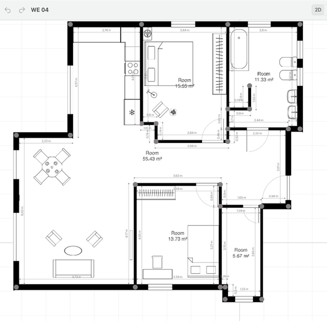 Grundriss WE04