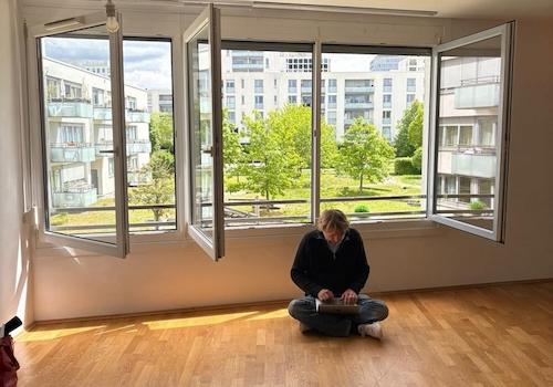 Blick aus dem Wohnzimmer