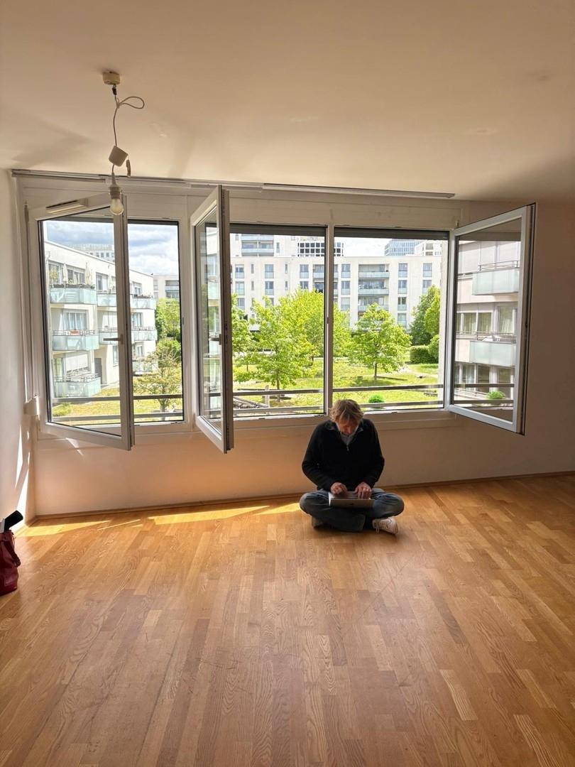 Blick aus dem Wohnzimmer