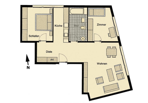 Grundrissplan