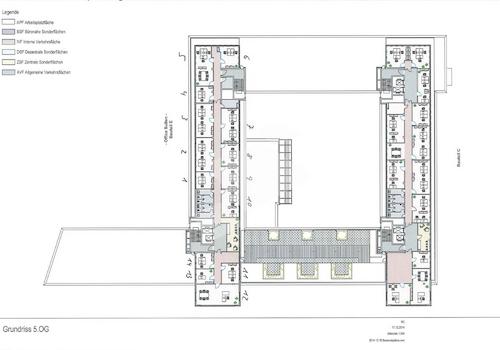 Grundriss 5. Obergeschoss