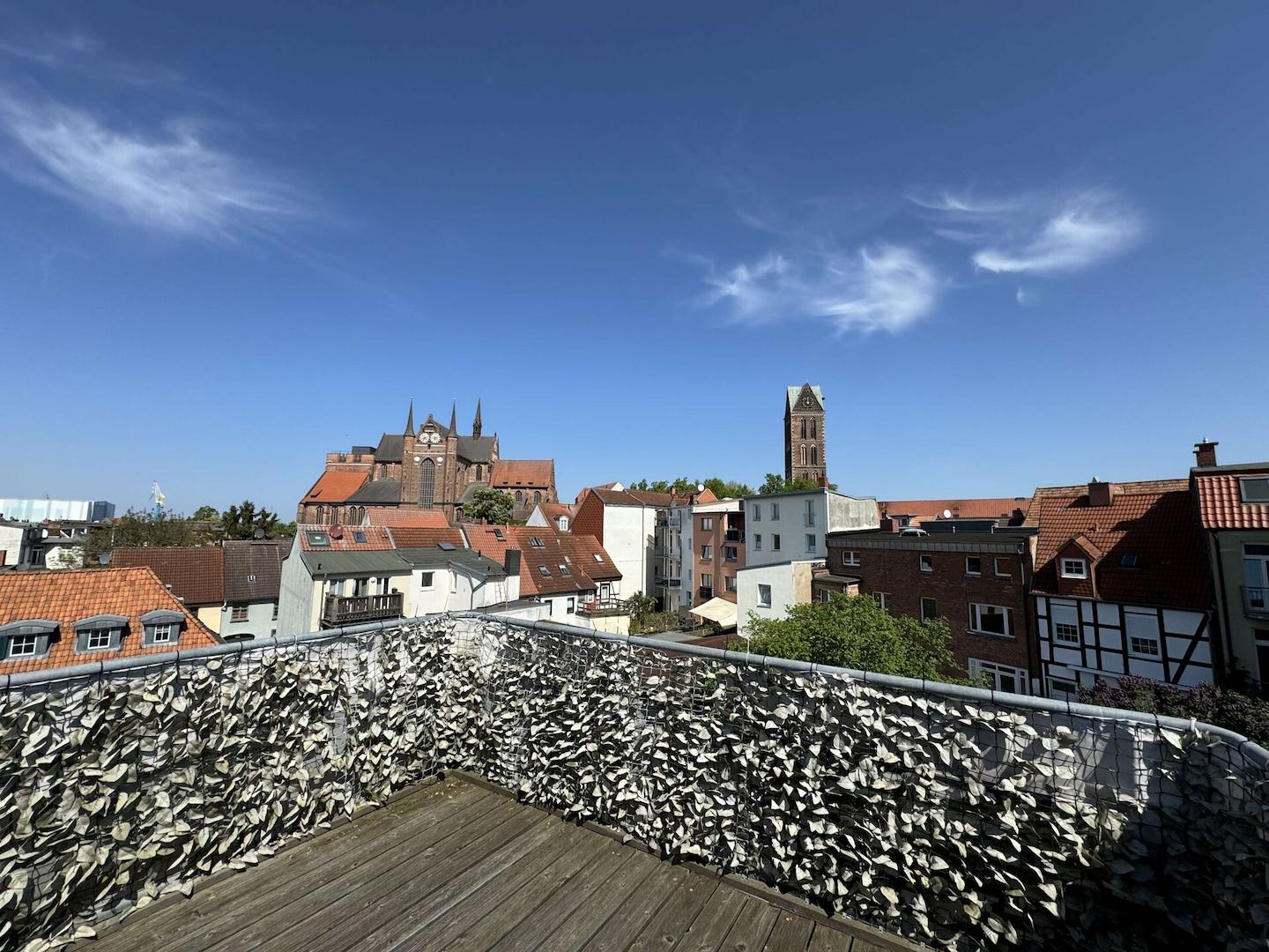 Ausblick von der Dachterrasse