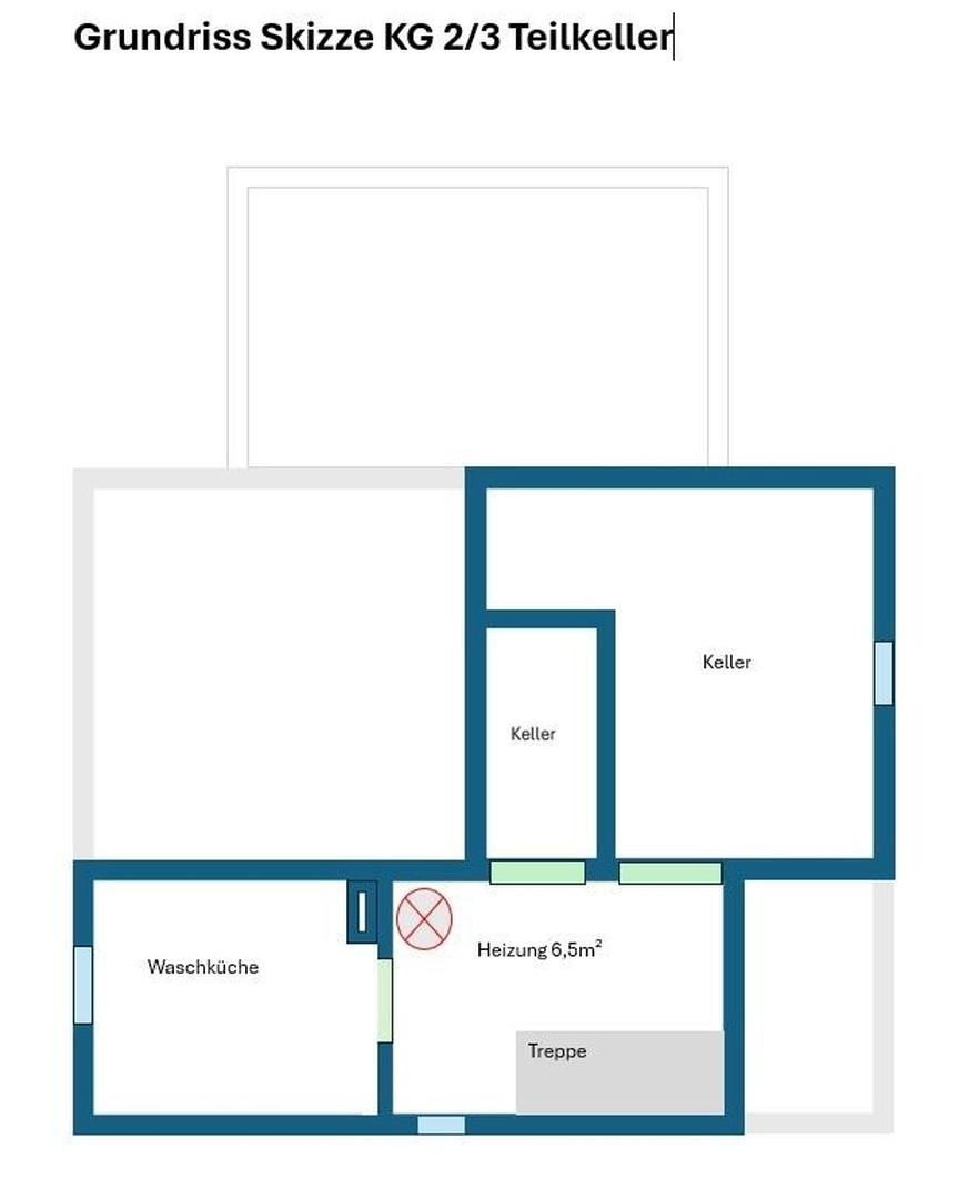 Grundriss Skizze Keller