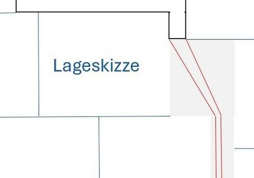 Skizze Grundstück