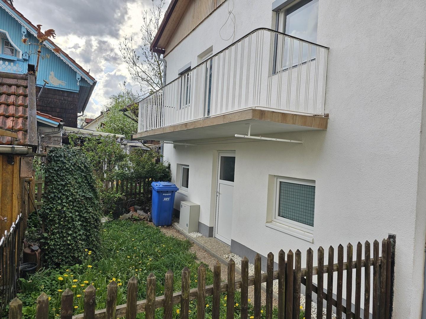 Balkon und Garten