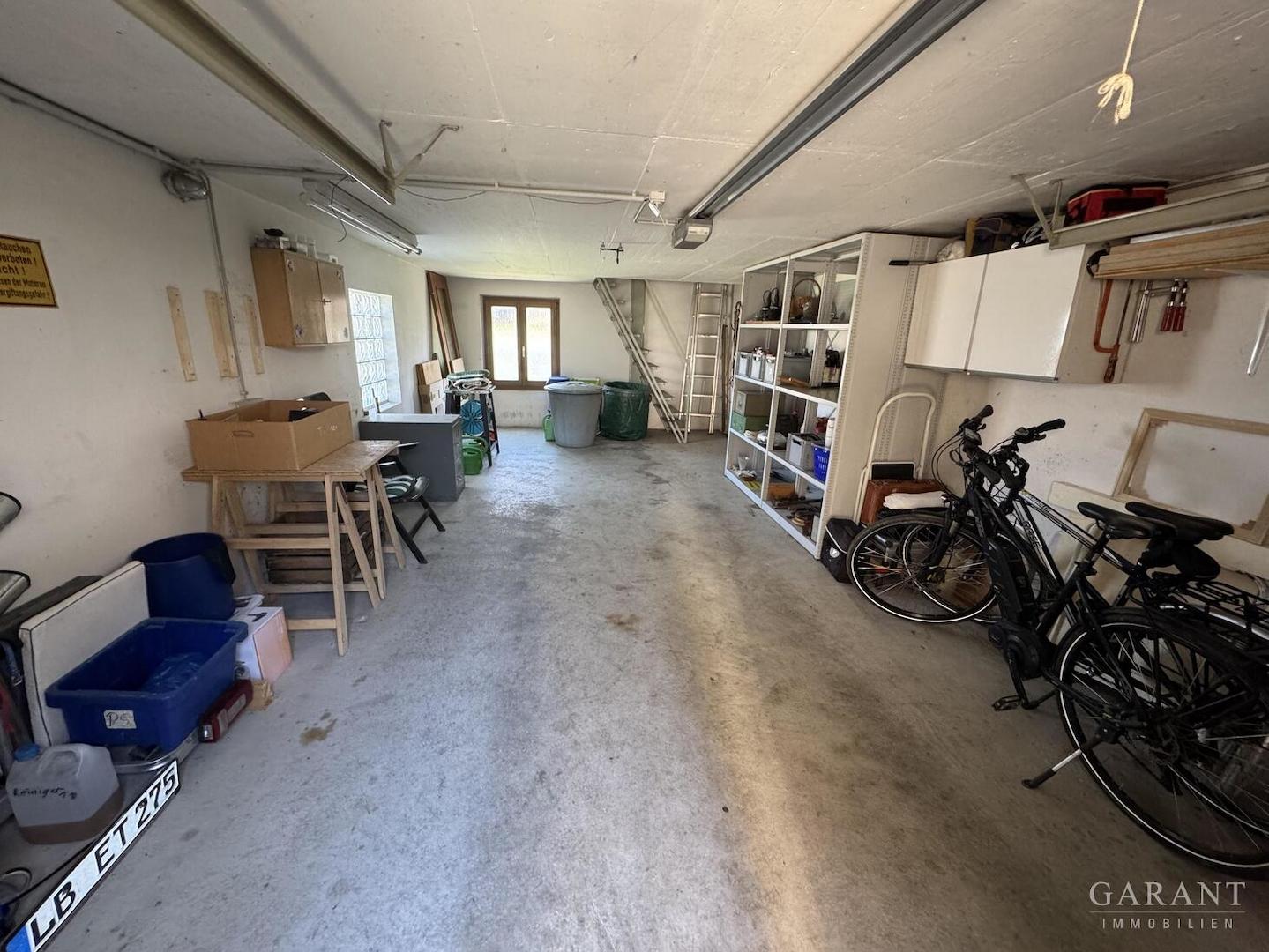 Garage im Garten