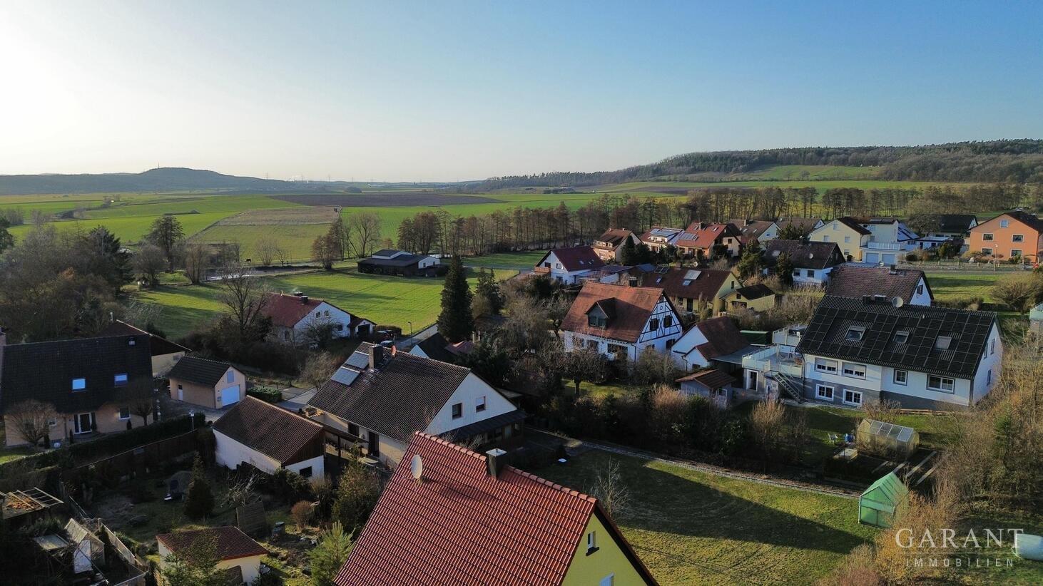Aussicht vom Balkon
