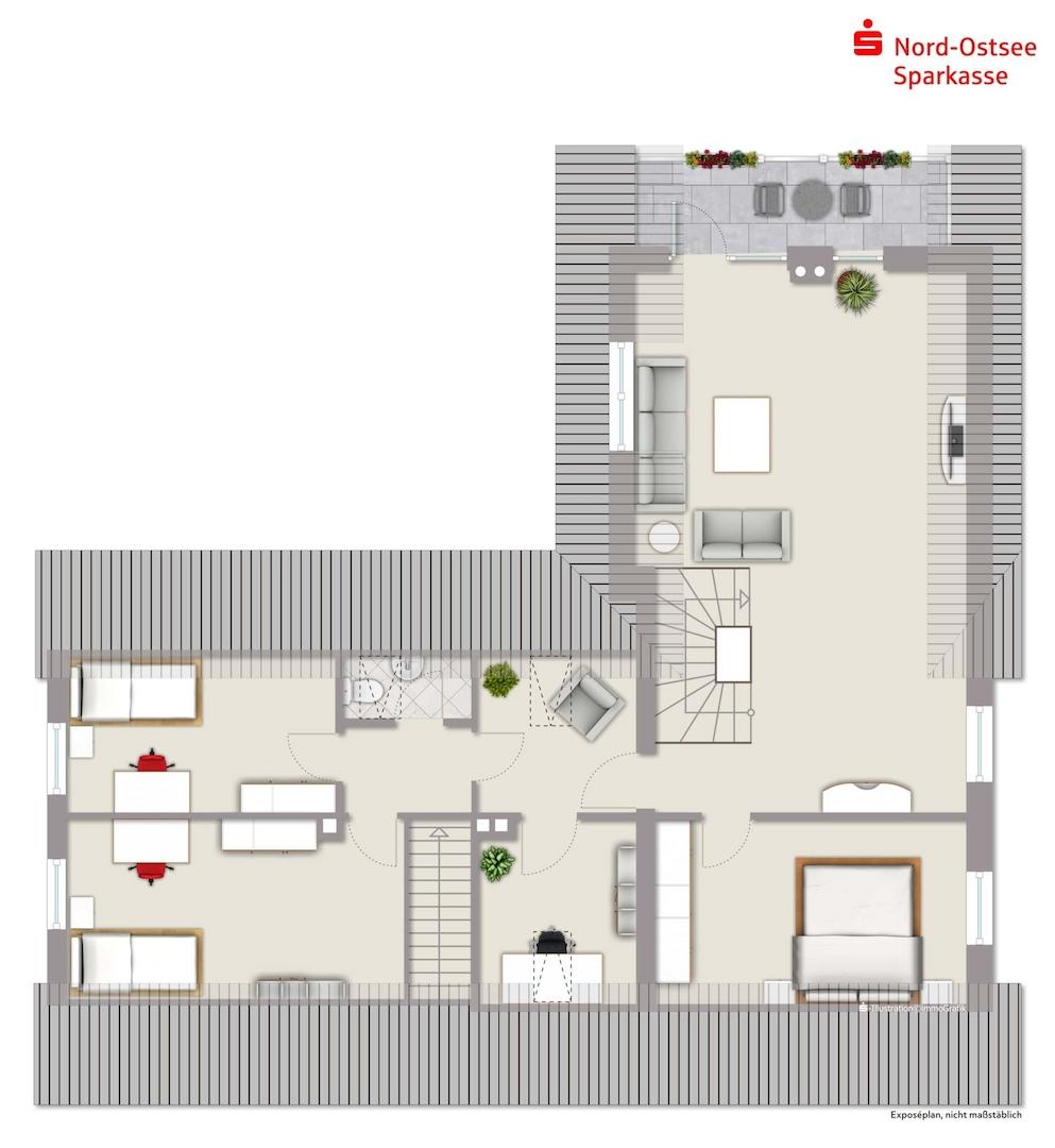 Grundriss Dachgeschoss