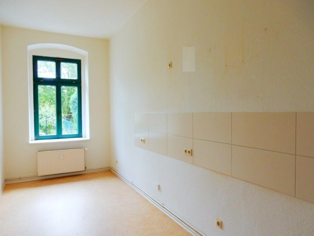 Küche mit Fliesenspiegel